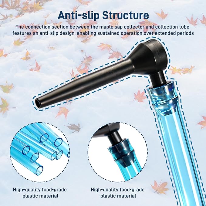 Maple Syrup Tapping Kit Maple Syrup Tree Tapping Kit Include 10 Drops 10 Tube 7 Sap Filters 6 Sap Clear Bags