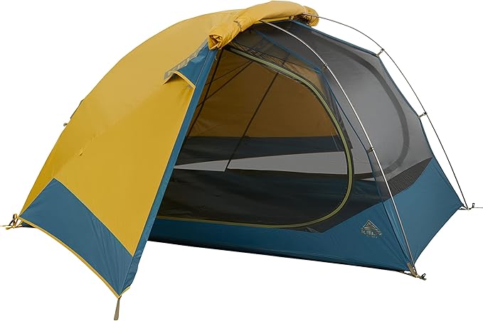 Kelty Far Out Backpacking Tent + Tent Footprint Package 2 or 3 Person Capacity Backpacking Starter Kit and Camping Shelter Stuff Sack Included