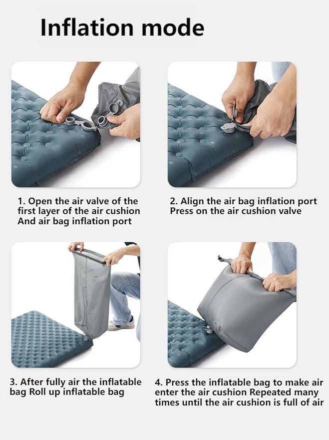 Naturehike Camping Mattress R-Value 5.8/3.5 Camp Bed Adults Camp Cot Folding Beds Sleeping Mat Pad Single Adults Foldable 0.88LB/500G Light Hiking[SGS Certified] (R3.5/Green/Mummy/183*58*7CM)