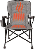 Kuma Outdoor Gear Switchback Heated Chair with Carry Bag Ultimate Portable Luxury Heated Outdoor Chair for Camping Glamping Sports &amp Outdoor Adventures (Heather Grey)