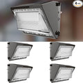 Lightdot 4Pack 200W LED Wall Pack Lights | 30000LM(150Lm/W) Dusk to Dawn Photocell 5000K IP65 Waterproof Outdoor Exterior Lighting for 15-30ft Height | 100-277V ETL Black | 5-Year Warranty