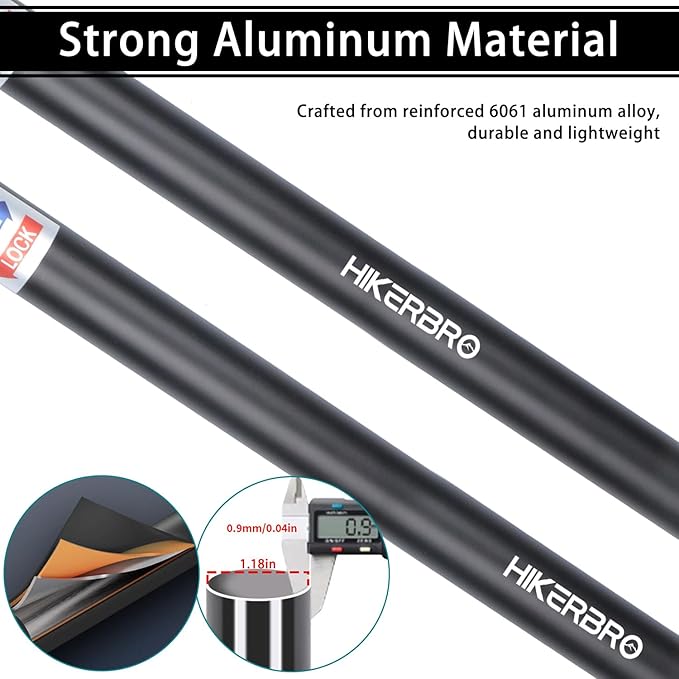 Ultralight Hammock Underquilt for Hammock Camping Backpacking &amp 2 Telescoping Tarp Poles Heavy Duty 7.67ft Aluminum Tent Poles for Tarp with Rubber Cap