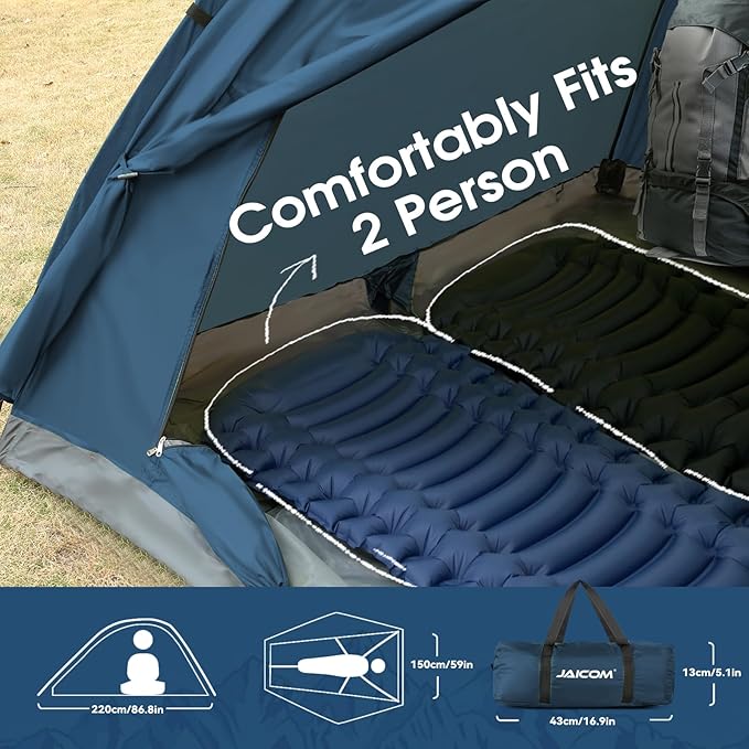 1/2/4 Person Camping Tent - Lightweight Backpacking Tent Waterproof Windproof Easy Setup Hiking Tent Suitable for Outdoor Family Camping Hunting Mountaineering Travel