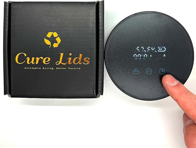 Controller Brain - Exchanges Fresh Air Automatically for Harvesting &amp Compatible with Gamma Seal Lids Yellow Top Bins Metal Containers Smart Curing Hydroponics Herb Guarding
