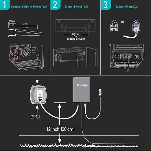 Low Voltage Transformer 45 Watt for Outdoor Landscape Lighting with Photocell Sensor Timer and Weather Shield for Spotlight Floodlight Garden Pathway Light 120V AC to 12V AC