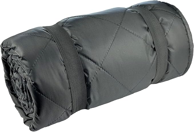 DOWN UNDER OUTDOORS Large Waterproof Windproof Extra Thick 350 GSM Quilted Fleece or Sherpa Stadium Blanket