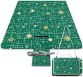 Colorful Retro Mid Century Modern Atomic Pattern Waterproof Outdoor Picnic Blanket Sandproof Beach Mat for Camping Hiking Grass Travelling