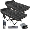 Barbella 2 Pack Folding Cot Camping Cots for Adults Portable Sleeping Cot with Mattress Foldable Outdoor Bed Guest Bed with Carry Bag for Home Office &amp Outdoor Use