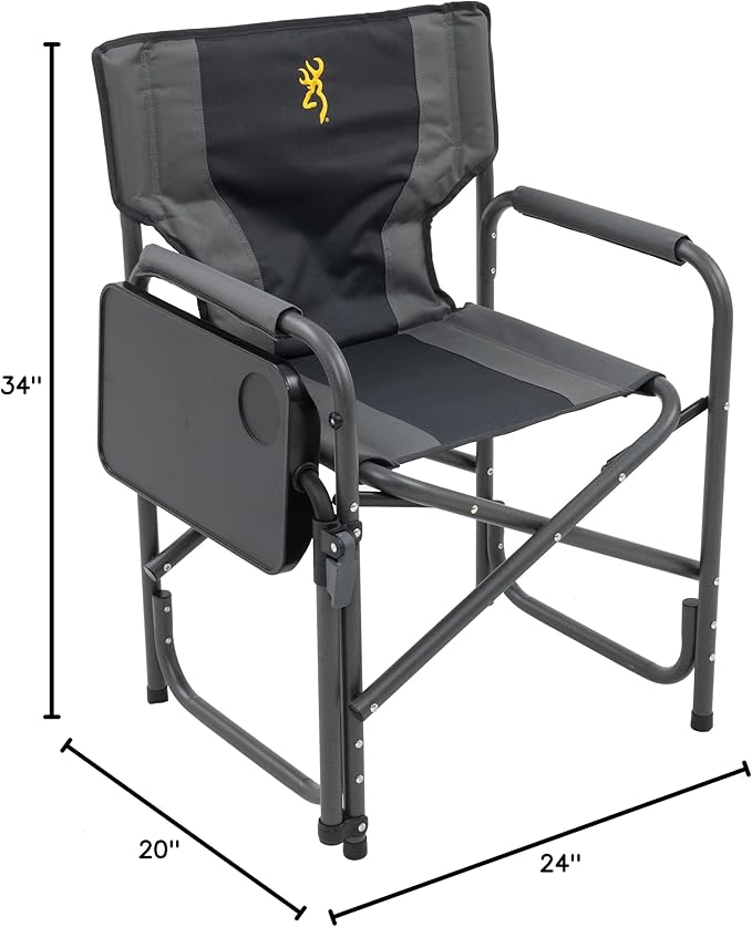 Browning Camping Rimfire Chair One Size Charcoal/Gray