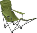 ALPS Mountaineering Escape Lounge Camping Chairs for Adults with Footrest and Adjustable Armrests Sturdy Steel Frame Compact Foldable Design and Carry Bag