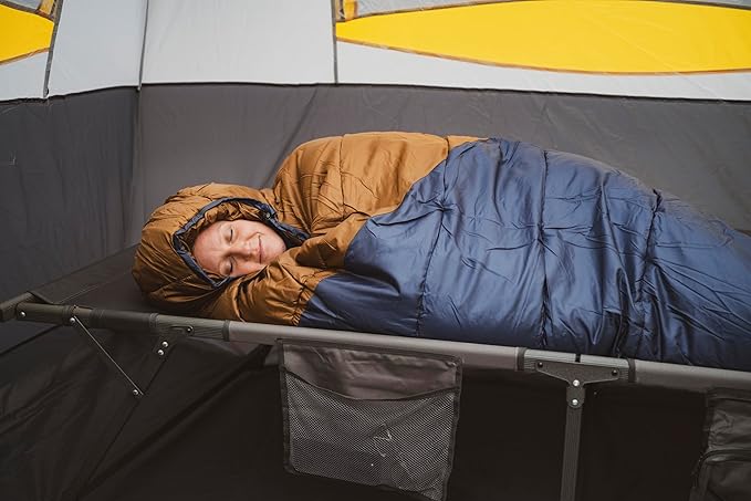 Browning Discover -20° Sleeping Bag – Extreme Cold Weather Mummy Sleeping Bag with TechLoft Silver Insulation Draft Collar &amp Durable Shell for Winter Camping Backpacking &amp Outdoor Adventure
