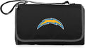 PICNIC TIME NFL Chargers Blanket Tote Outdoor Picnic Blanket - Beach Blanket - Camping Blanket