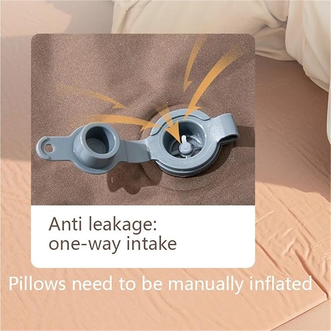 Outdoor Self-Inflating Mattress Camping Inflatable Sleeping Pad Splicable Ultralight Air Mat for Travel Hiking Picnic