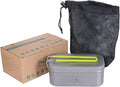 Boundless Voyage Camping Box Lunch Box with Folding Handle Collapsible Bowls with Lids Outdoor Tableware Ultralight Camping Mess Kit