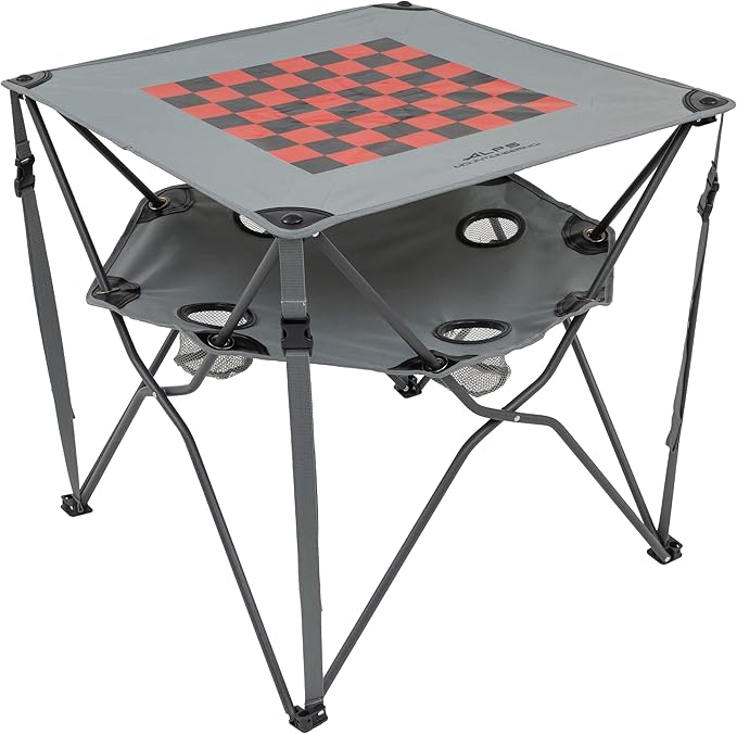 ALPS Mountaineering Eclipse Portable Compact Camping and Game Table with Carry Bag