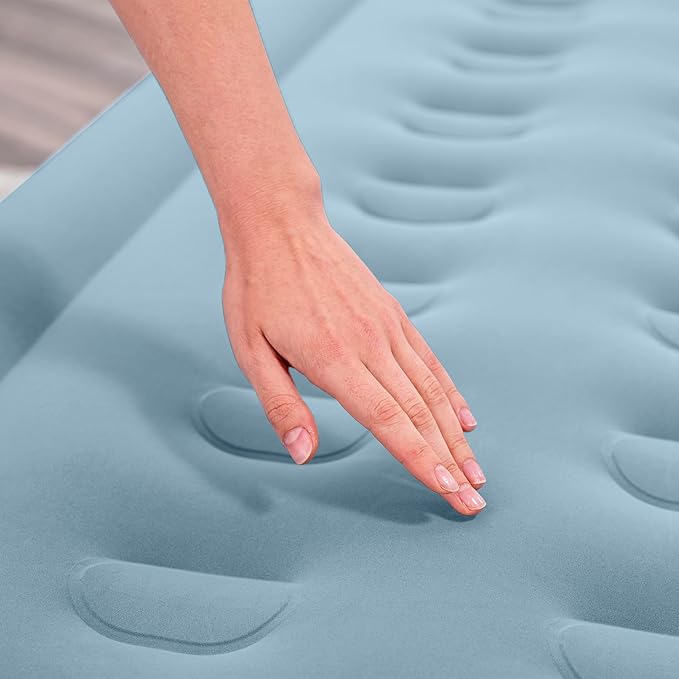 Coleman: SupportRest Plus: 16 Twin Airbed - Handheld A/C Pump Double-High Inflatable Mattress Storage Bag Water-Resistant PVC Indoor-Outdoor