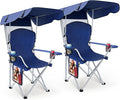 Portable Camping Chair with Canopy - Folding Chair with Canopy Durable 600D Oxford Canopy Chair for Camping Beach Picnics Fishing &amp Sports