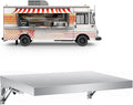 Stainless Steel Folding Shelf Wall Mounted Commercial Concession Serving Shelf for Food Truck Trailer Window Kitchen Restaurant Garage Utility Room(16x24)