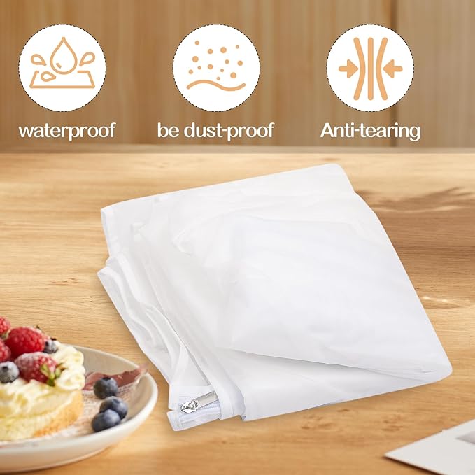 Bun Pan Rack Cover Waterproof and Dustproof Bread Rack Cover Clear Bakers Rack Covers for Home Kitchen Restaurant Bakery 28 L x 23 W x 61 H