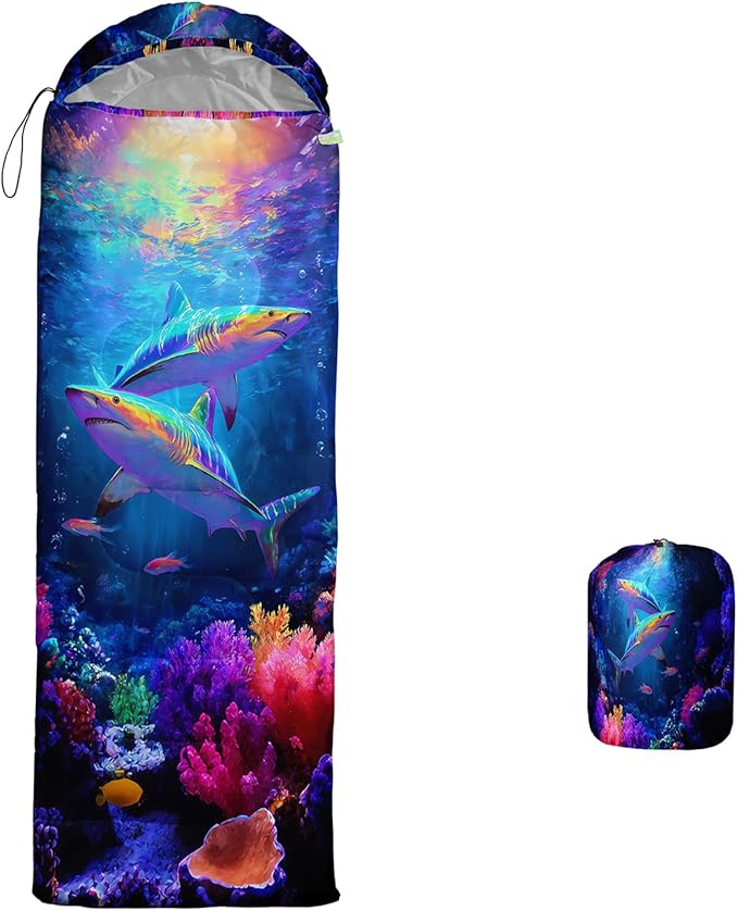 AILONEN Sunflower Sunset Sleeping Bag for Boys Girls Adults3 Season Warm &amp Cool Weather Botanical Design Lightweight Waterproof Camping Sleeping BagHikingOutdoor Backpack Traveling