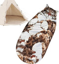 Cat Sleeping Bag for Humans | Camping Sleeping Bags | Plush Cats Print Envelope Mummy Sleepings Bag with Soft Flannel Lining Self | Giant Plush Envelope Design Sleep Sack Cats Blanket for Humans
