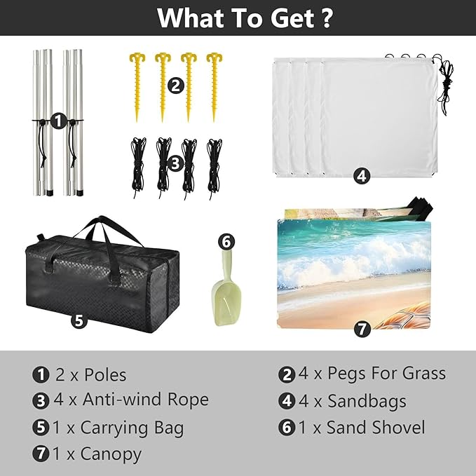Beach Tent Sun Shelter Sea Turtle Sunny Beach Lightweight &amp Easy Setup Beach Shade Canopy for Camping Fishing