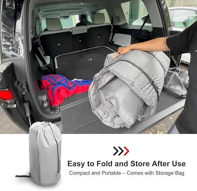 Air Mattress Compatible with R1S Camping Bed Rear Trunk Inflatable Bed Cushion Mattress fit for Rivian with Electric Pump for R1S Accessories