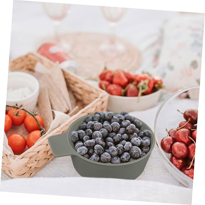 GANAZONO Outdoor Plates Dinnerware for Patio Camping Dishes Utensils Set Small Bowls for Side Dishes Bowl Kit