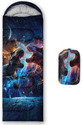 AILONEN Cartoon Car Sleeping BagsLightweight &amp Waterproof3 Season Warm &amp Cool WeatherCute Stars Printed Vehicles Transportation Sleeping Bags for BoysKidsAdults TravellingOutdoors
