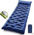 Camping Sleeping Pad5.9 Inch Thick Camping Mat with Built in Pillow and Foot PumpSelf Inflating Sleeping Pad for Camping Backpacking（Green