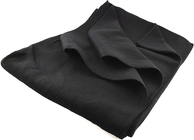 SE Black 64 x 84 4-lb. Warm Blanket with 80% Wool - BI64845BK