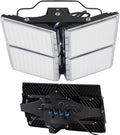 400W LED Flood Light 60000LM Super Bright Outdoor Security Lights UL Approved Plug with 4 Panel Adjustable 6000K Daylight White IP66 Waterprooffor Stadium Yard Street &amp Parking Lot Lighting