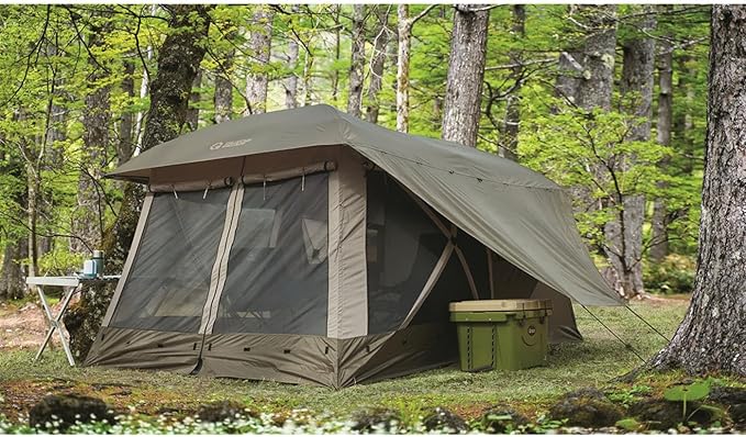 Guide Gear 8-Person Hub Camping Tent for Outdoors Family Events Weekend Travel