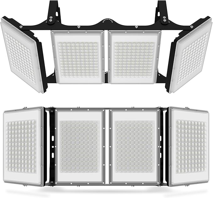 400W LED Flood Light 60000LM Super Bright Outdoor Security Lights UL Approved Plug with Wider Lighting Angle 6000K Daylight White IP66 WaterproofSuitable for All Outdoor venues