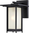 Westinghouse 6203800 Clarissa 1 Light Outdoor Wall Lantern Textured Black