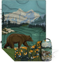 Camping Blanket Puffy - Outdoor Stadium Blanket Wearable Lightweight Packable Machine Washable Camping Quilt for Traveling Picnic Beach Party