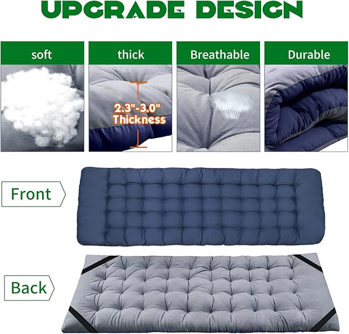 Barbella Folding Camping Cot 2 Pack Folding Cot Camping Cots for Adults Portable Sleeping Cot with Mattress Foldable Outdoor Bed Camp Cots Guest Bed with Carry Bag for Home Office &amp Outdoor Use