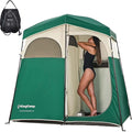 KingCamp Shower Tent Portable Privacy Tent Outdoor Camping 1/2 Room Toilet Tents with Shower Bag &amp Dressing Room for Beach Camping &amp Hiking