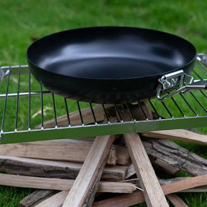 Folding Barbecue Table Stainless Steels Grilling Table With Legs Camping Tables Foldable Camping Equipment Stove Rack