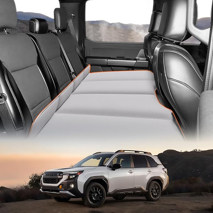 Car Bed Backseat For Subaru Forester Folding Mattress | Non Inflatable Car Mattress Easy To Clean Material With Convenient Storage Design Inflation-Free Sleeping Platform Car Camping Accessories