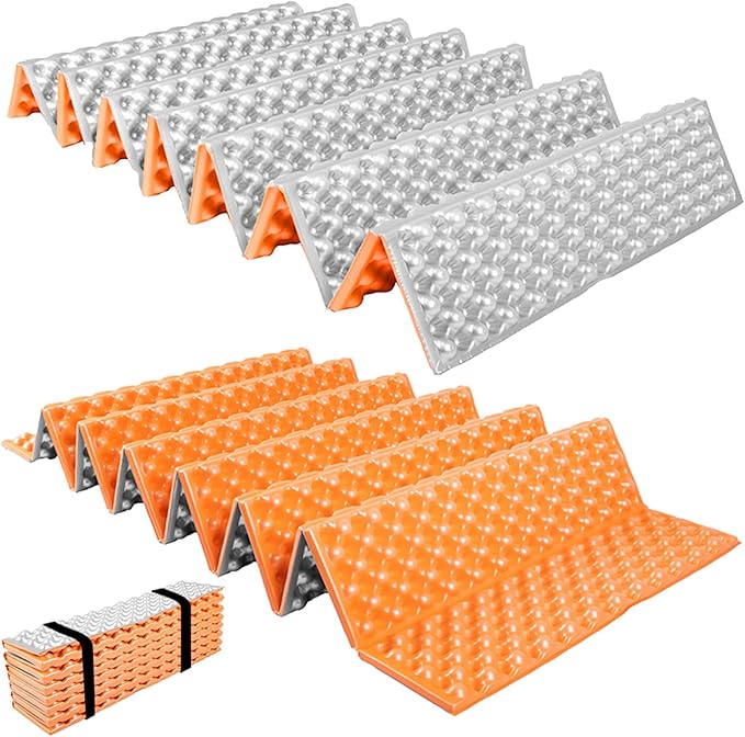 Ultralight Closed Cell Foam Sleeping Pad for HikingMoisture-Proof Folding Sleeping Pad BackpackingSleeping Mat for CampingCar Camping Mats