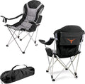 Picnic TIME NCAA Arkansas Razorbacks Reclining Camp Chair - Beach Chair for Adults - Sports Chair with Carry Bag