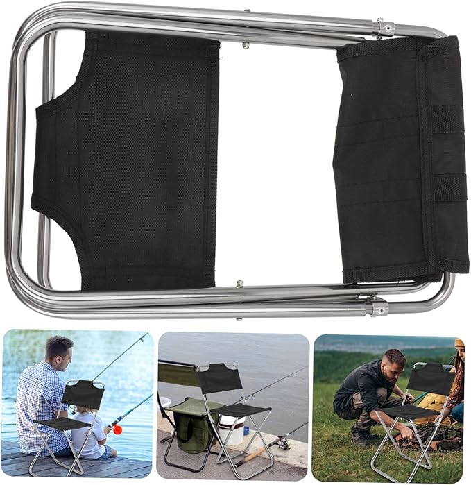 Portable Folding Chair Beach Camping Lounging Stool Outdoor Leisure Furniture Gear