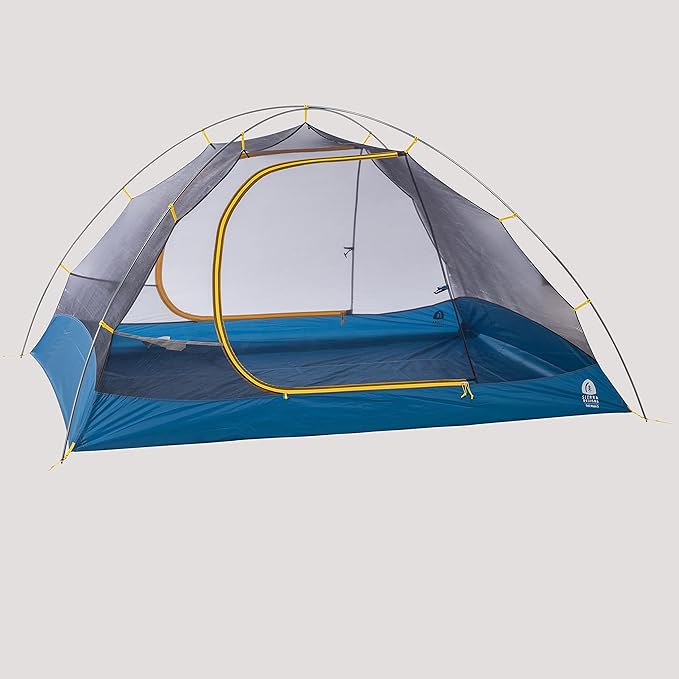 Sierra Designs Full Moon – Lightweight Backpacking and Camping Tent Polyester Flysheet - 2 Door 2 Vestibule Design Included Burrito Bag for Easy Storage