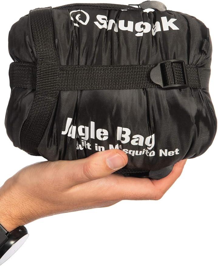 Snugpak Jungle Bag Lightweight Sleeping Bag with Left or Right Side Zip Compact Travel and Camping Bag