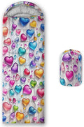 AILONEN Cartoon Camping Sleeping Bag for Boys Girls AdultsLightweight &amp Waterproof3 Season Warm &amp Cold WeatherPortablePrinted Sleeping BagTravelingCampingHiking