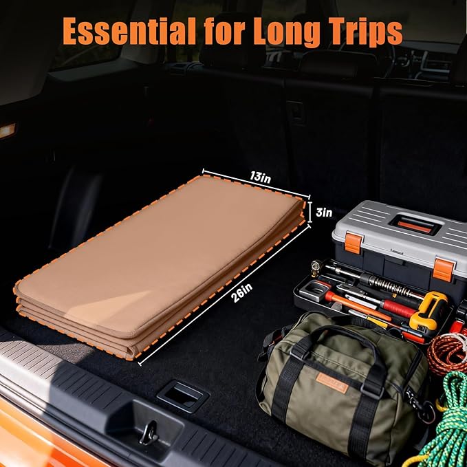 Car Bed Backseat For Chevrolet Equinox Folding Mattress | Non Inflatable Car Mattress Easy To Clean Material With Convenient Storage Design Inflation-Free Sleeping Platform Car Camping Accessories