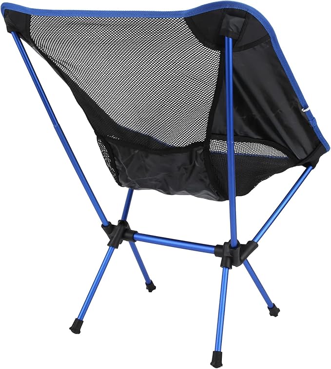 Portable Camping Chair Outdoor Chair Folding Camping Chairs Lightweight Aluminum Fishing Chair for Camping BBQ Picnic