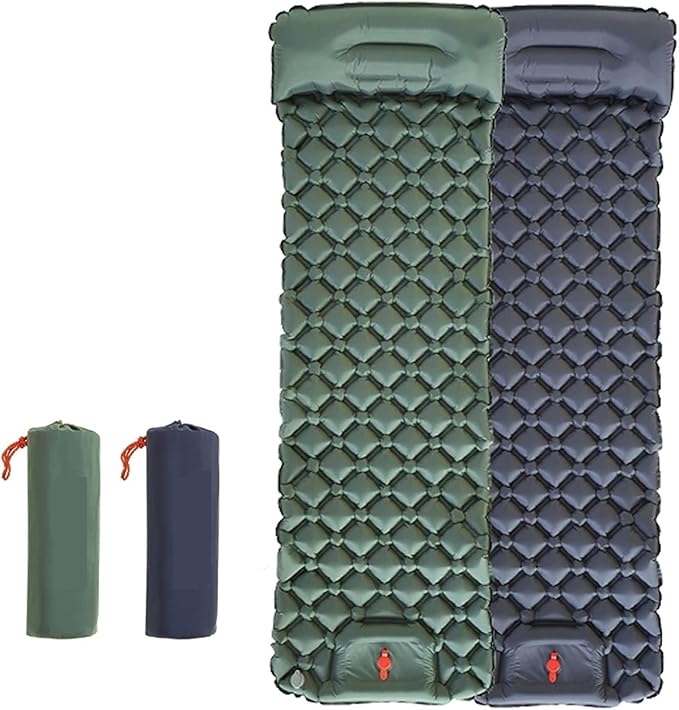 Self-Inflating Camping Air Mattress – with Pillow Outdoor Sleeping Pad for Hiking &amp Climbing(Camouflage)