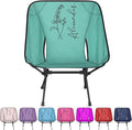 Personalized Camping Chair for Women Custom Portable Backpacking Chair with Name and Birth Flower Customized Folding Compact Hiking Camp Chairs Gifts